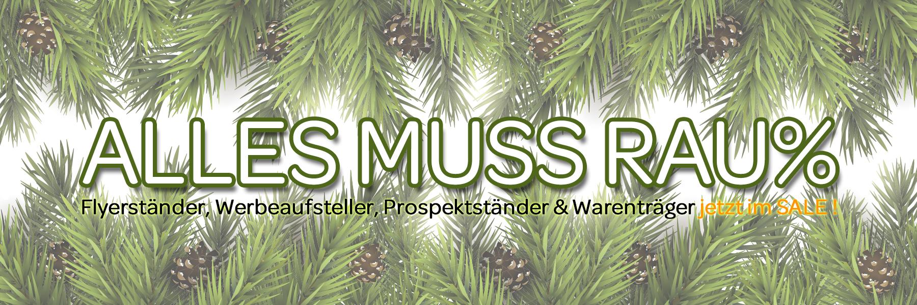 Prospektständer, Flyerständer, Werbeaufsteller und Warenträger jetzt im Sale bei VITAdisplays®
