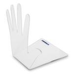 PLEXIGLAS® Hand als Designer Buchstütze in 13.5 x 15 x 20.5 cm