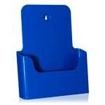DIN A4 Prospekthalter / blau