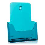DIN A4 Prospekthalter / oceanblue
