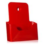 DIN A5 Prospekthalter / rot