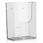 DL 1/3 A4 Prospekthalter / Extra Fülltiefe (Wand)