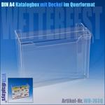 DIN A4 Katalogbox mit Deckel / Querformat