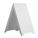 Kundenstopper aus Kunststoff / Höhe: 83 cm / bedruckbar