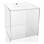 Wahlurne PLEXIGLAS® Abschließbar (30 x 30 x 30 cm)