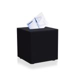 Losbox - Aktionsbox aus original PLEXIGLAS® (15x15 cm) schwarz