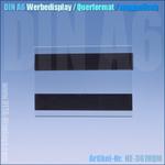 DIN A6 Werbedisplay / quer (magnetisch)