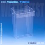 DIN A5 Prospektbox mit Deckel