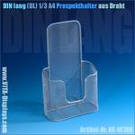 DIN lang DL 1/3 A4 Prospektständer aus Draht