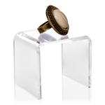 U-Aufsteller / Präsentations-Winkel (4x4cm) aus PLEXIGLAS®