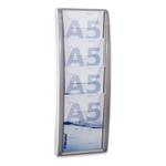 DIN A5 Display / 4 Etg. / Wandmontage (Grau)