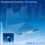 Weinflaschen-Presenter / Warenträger aus Acryl
