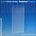 DL 1/3 A4 Werbedisplay / hängend