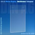 DIN A6 Werbedisplay / hängend