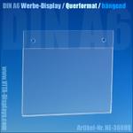 DIN A6 Werbedisplay / hängend / quer
