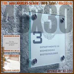 Tür-Schild (Info-Tafel) SET / 46x30cm