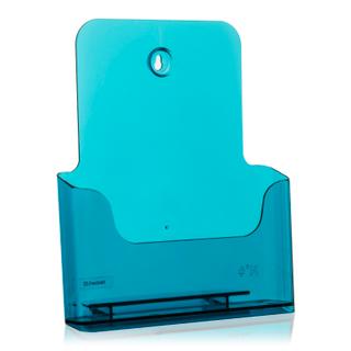 DIN A4 Prospekthalter / oceanblue
