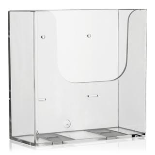 DIN A5 Prospekthalter / Extra Fülltiefe (Wand)