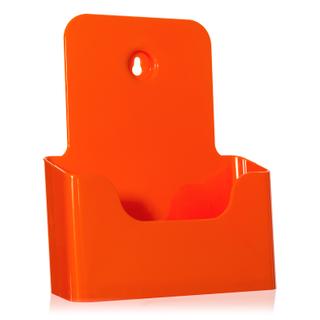 DIN A5 Prospekthalter / orange
