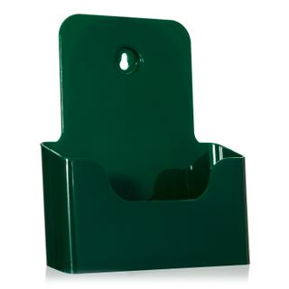 DIN A5 Prospekthalter / waldgrün
