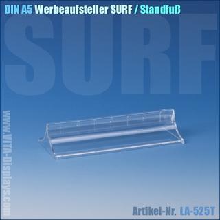 DIN A5 Werbeaufsteller SURF (Standfuss)