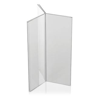 DIN A5 (1/2) Y-Ständer / Aufsteller (6-seitig) PLEXIGLAS®