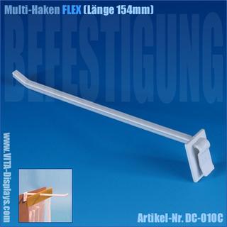 Multi-Haken FLEX / Einzelhaken (Länge 154mm)