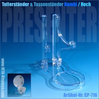Tellerständer + Tassenständer Kombi (Hoch)