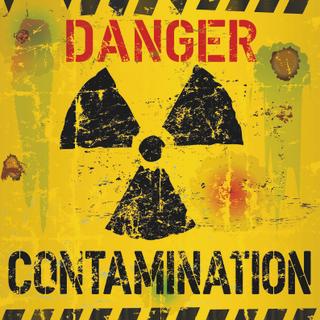 Kühlschrankmagnet “Danger Contamination” – coole Pinnwand-Magneten