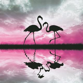 Kühlschrankmagnet “Flamingo I” - Reisefieber Pinnwand-Magneten