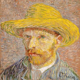 Kühlschrankmagnet van Gogh „Selbstportrait“ Whiteboard Kunst Magnete