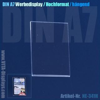 DIN A7 Werbe-Display / hängend (OL)