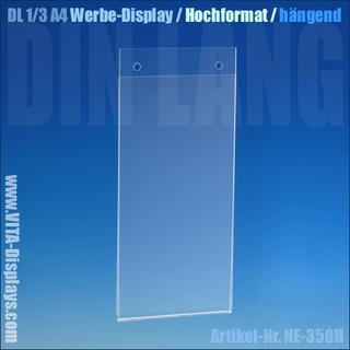 DL 1/3 A4 Werbedisplay / hängend