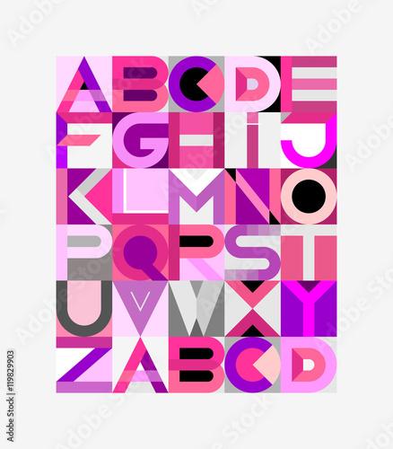 Geometric Font Design