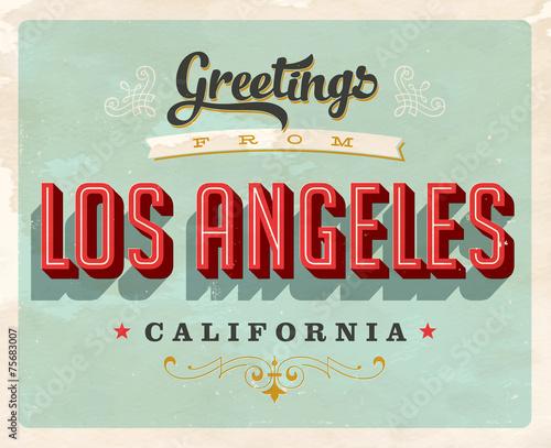 Retro Greetings from Los Angeles