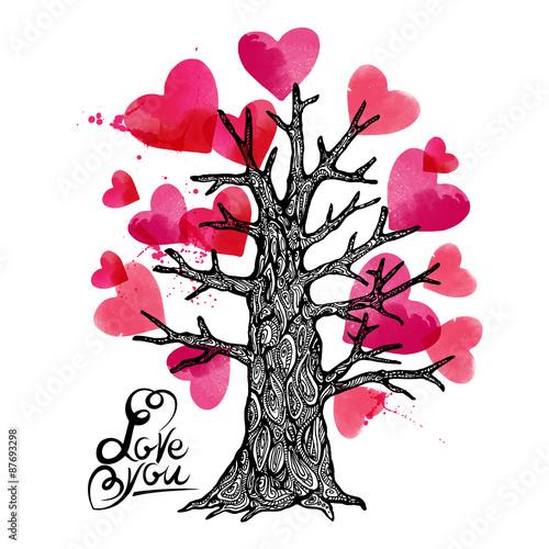 love tree design
