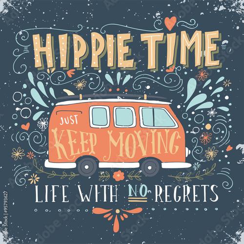Vintage hippie time