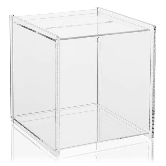PLEXIGLAS® raffle box / promotional box (15x15x15cm)