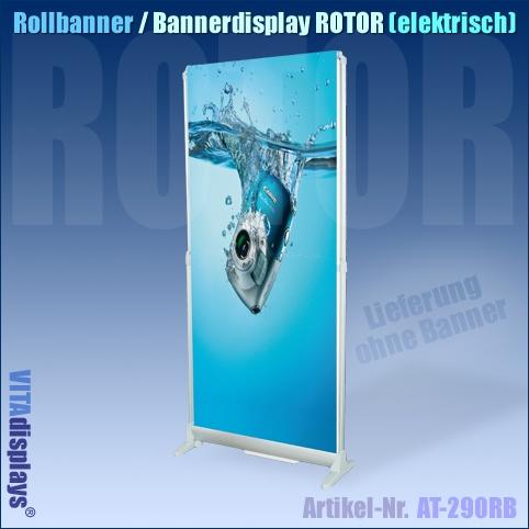 Rollbanner / Bannerdisplay ROTOR (elektrisch)
