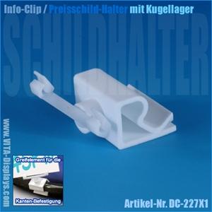 Schildhalter Shelf-Claw / Steckschlitz