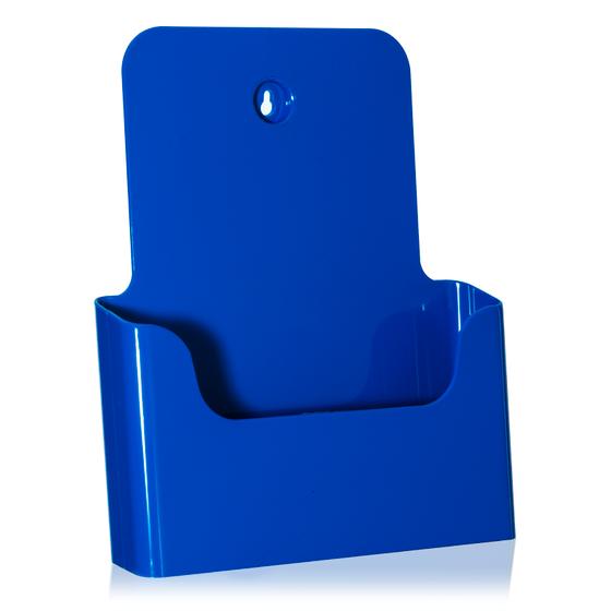 DIN A4 brochure holder / blue