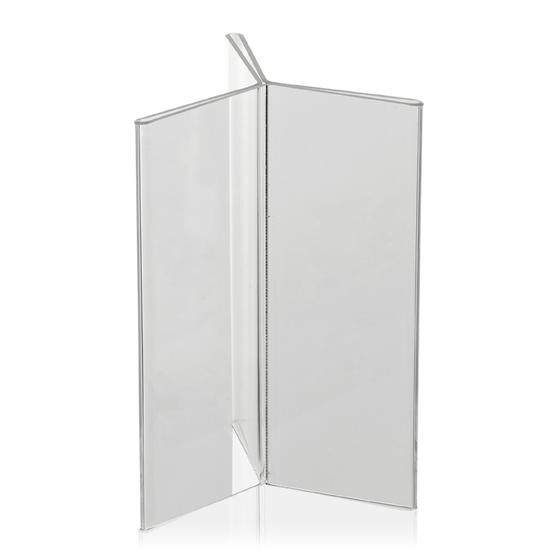 DIN A6 (1/2) Y-stand / stand-up display (6-sided) Plexiglas®