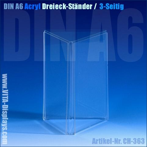Triangular stand / DIN A6 POS stand