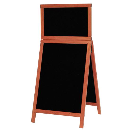Chalkboard advertising stand with TOP sign (55x120cm)