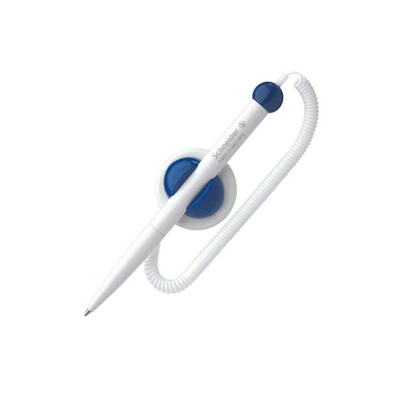 Click-Pen biros with telescopic cord (self-adhesive)