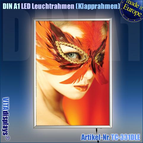 LED illuminated frame SLIM in DIN A1 format
