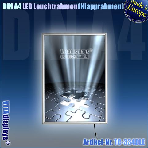 LED illuminated frame SLIM in DIN A4 format