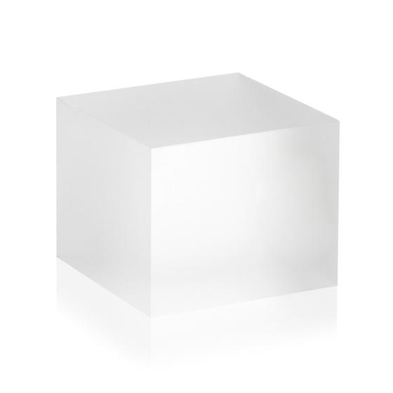Frosted acrylic block (50 x 50 x 40 mm)
