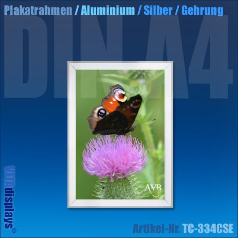 Poster frame aluminium DIN A4 silver (mitre, 20 mm)