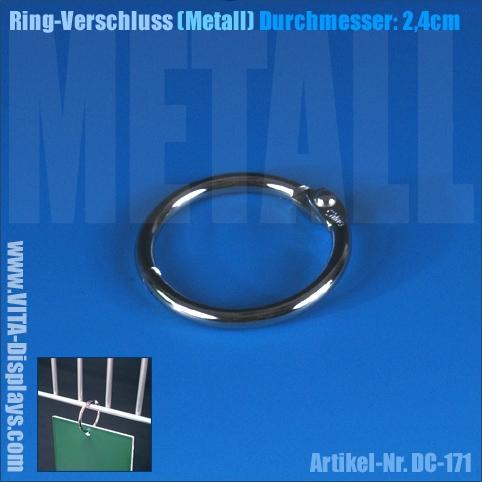 Ring-Verschluss (Metall) Durchmesser: 24mm